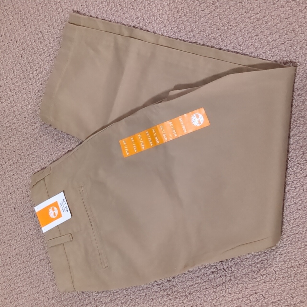 Timberland Stretch Slim Fit Khaki Chino Pants NWT